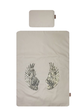 beżowy bawełniany kocyk dla dziecka