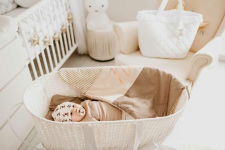 beżowy kocyk baby boy kocyk dla chłopca