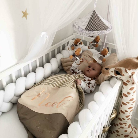 beżowy kocyk baby boy kocyk dla chłopca