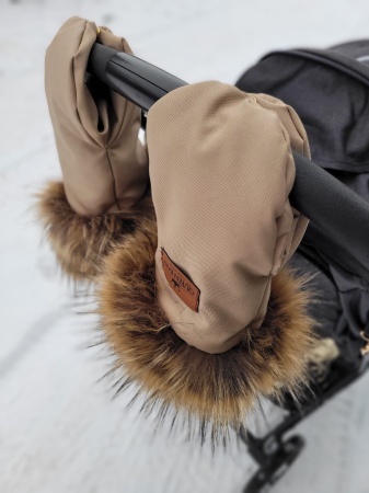 RĘKAWICE DO WÓZKA handmuff mufka rękawice złote srebrne różowe złoto rose gold queen baby