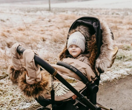 RĘKAWICE DO WÓZKA handmuff mufka rękawice złote srebrne różowe złoto rose gold queen baby