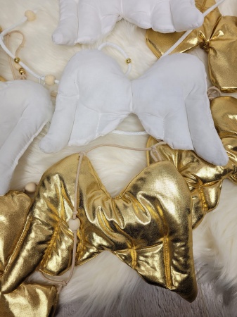 girlanda w kształcie skrzydeł zawieszka do pokoju dziecka łóżeczka ozdoba