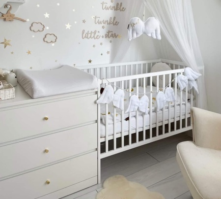 girlanda w kształcie skrzydeł zawieszka do pokoju dziecka łóżeczka ozdoba