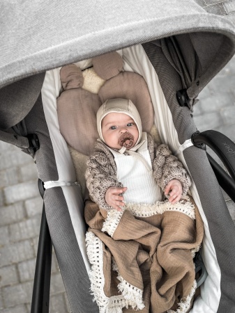 otulacz kocyk muślinowy z muślinu kocyk na lato queen baby frędzle kocyk kolor różowy beżowy piaskowy czarny brązowy