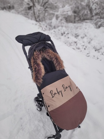 śpiworek do wózka  dla chłopca  śpiworek do gondoli spacerówki fotelika samochodowego śpiworek czarny beżowy queen baby
