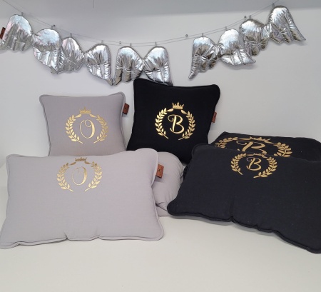 posciel dla dzieci kolor szary i czarny queen baby