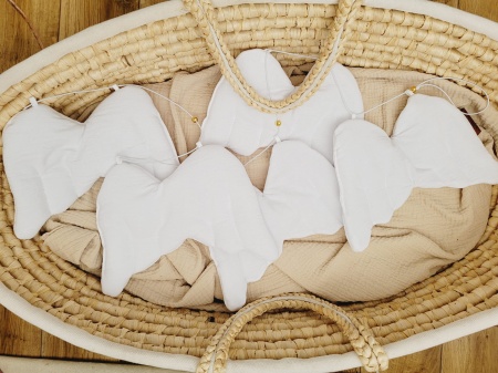 girlanda dla dziecka girlanda do pokoju dziecka ozdoba do pokoju dziecka baby room srebrne dodatki dla dzieci queen baby