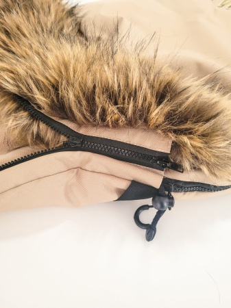 odpinane futro na zamek