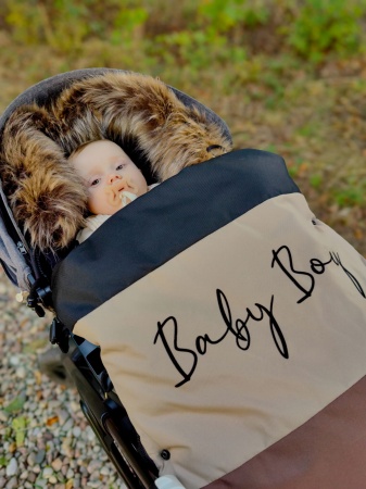 śpiworek do wózka  dla chłopca  śpiworek do gondoli spacerówki fotelika samochodowego śpiworek czarny beżowy queen baby