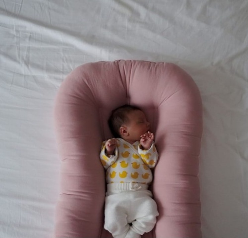 Przejdź do produktu Kokon dla dziecka różowy barankowy baranek kokon niemowlęcy gniazdko dla dziecka różowe