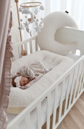 kokon muślinowy kokon baranek dla dziecka kokon dwustronny queen baby