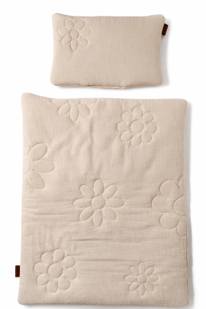 pościel w kwiaty muślinowa dostępna w kilku kolorach dla dziecka