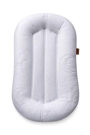 Kokon niemowlęcy szary w gwiazdki