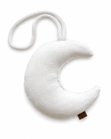 MIĘKKA zawieszka do smoczka księżyc