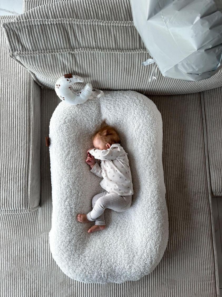 kokon dla dziecka baranek muślinowy muślin kokon dla  noworodka z bawełny queen baby
